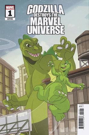Godzilla Destroys The Marvel Universe #1 Animation Var  Marvel Prh Comic Book 2025