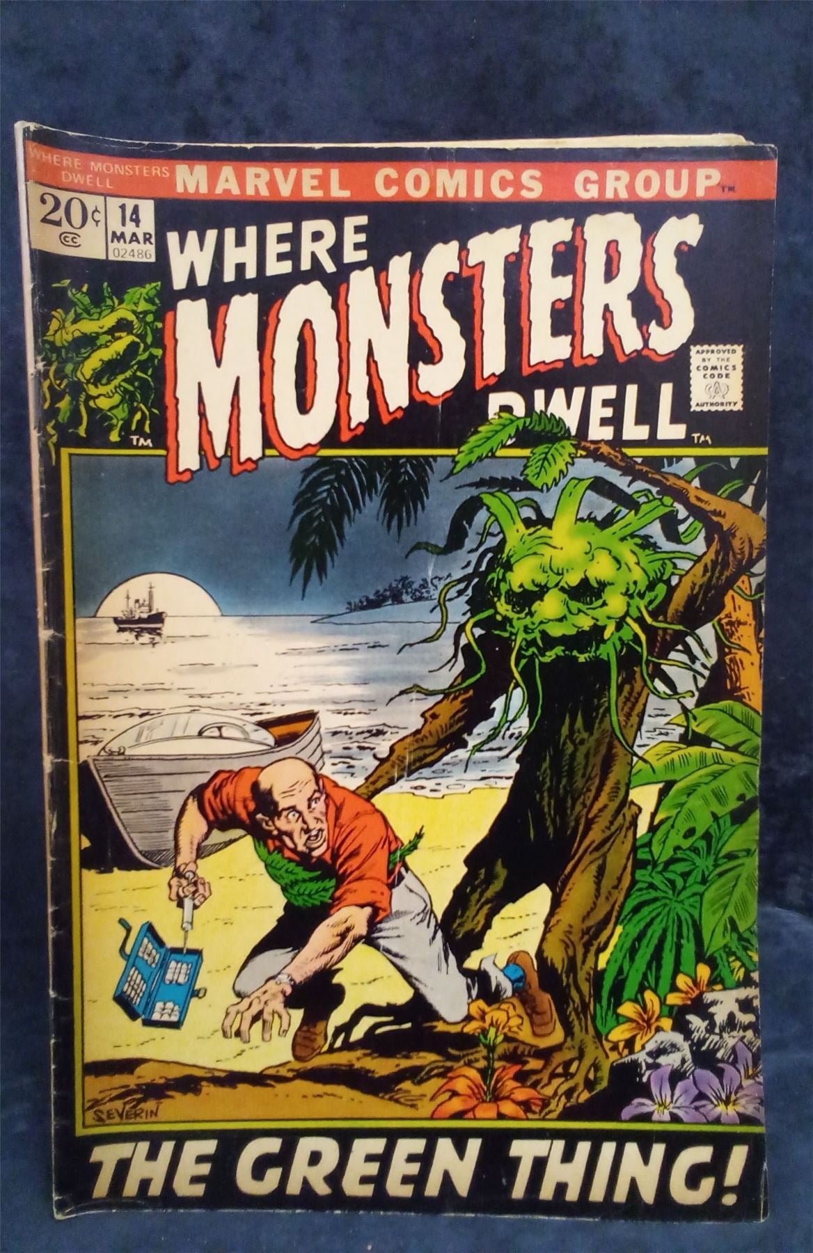 Where Monsters Dwell #14 1972 Marvel Comics Comic Book