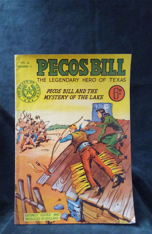 Pecos Bill: The Legendary Hero of Texas #11 1950&#039;s  Comic Book