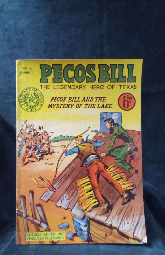 Pecos Bill: The Legendary Hero of Texas #11 1950's  Comic Book