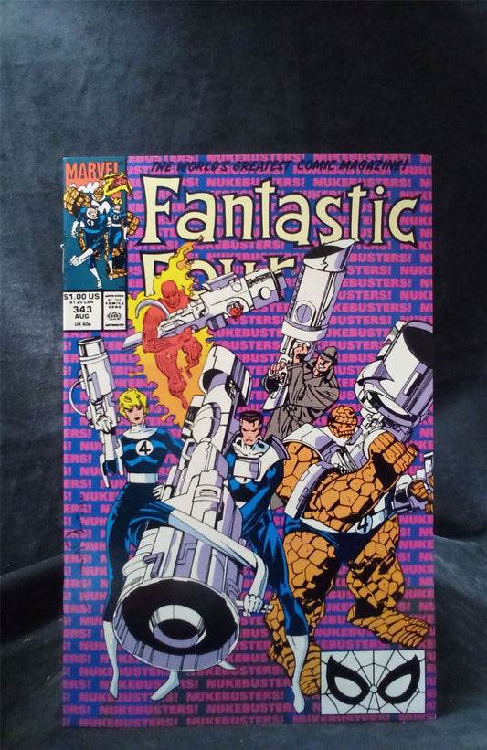 Fantastic Four #343 1990 Marvel Comics Comic Book