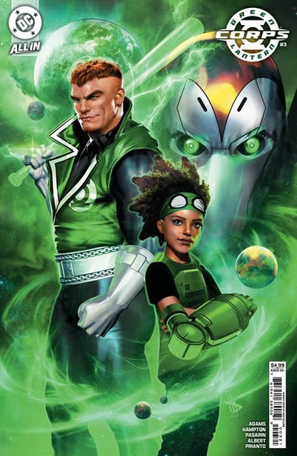 GREEN LANTERN CORPS #3 CVR B DAVE WILKINS CARD STOCK VAR  DC Comics Comic Book 2025