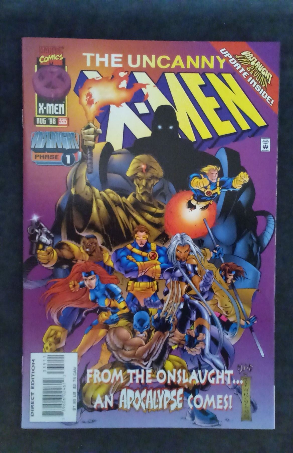 The Uncanny X-Men #335 1996 marvel Comic Book
