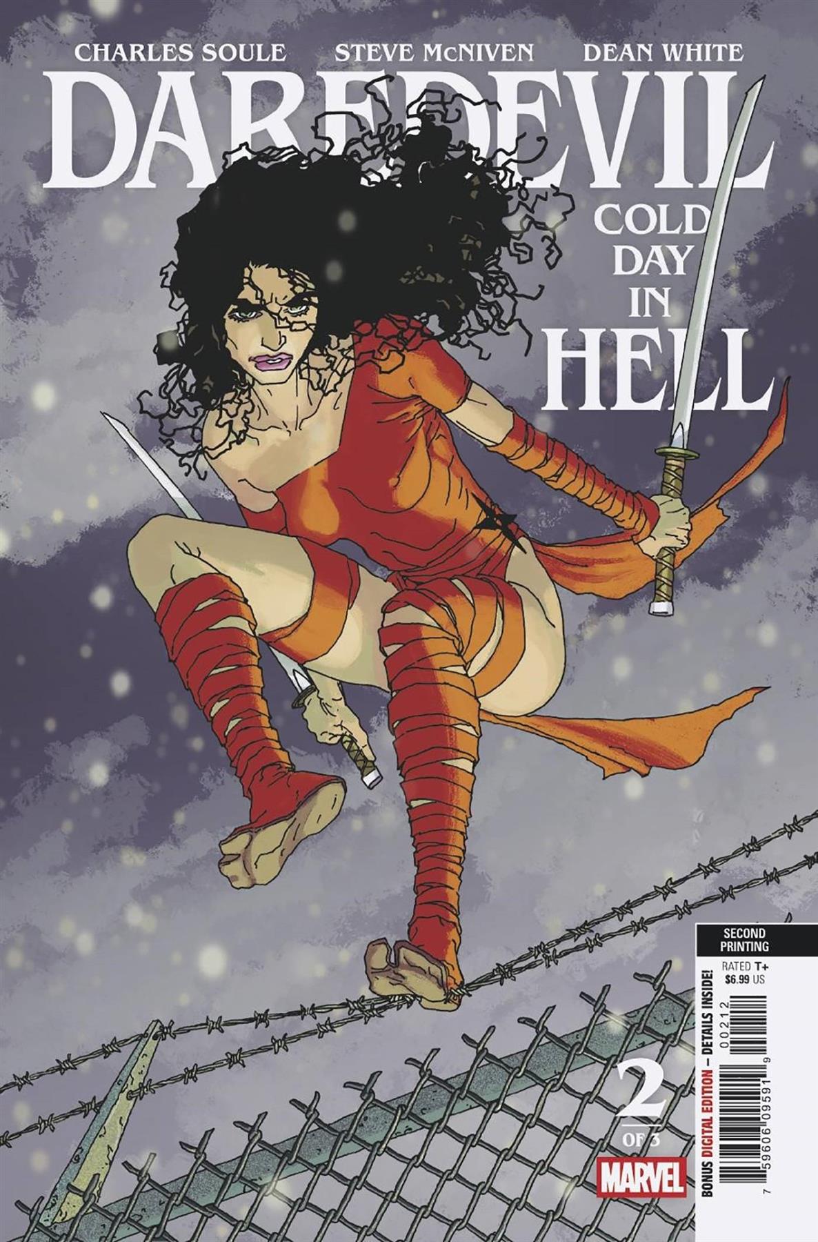 Daredevil Cold Day in Hell #2 2nd Ptg Cvr A Mcniven Marvel Prh Comic Book