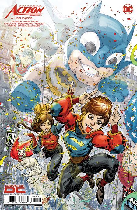 Action Comics #1058 Cvr E Inc 1:25 Freddie E Williams Ii Card Stock Var DC Comics Comic Book