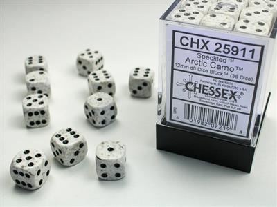 Gemini 12mm d6 Translucent Green-Teal/yellow Dice Block (36 dice)