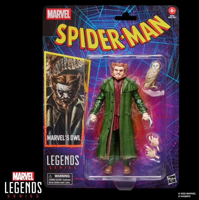 Marvel Legends Retro Cardback Marvel's Owl 6-Inch Action Figures by Hasbro