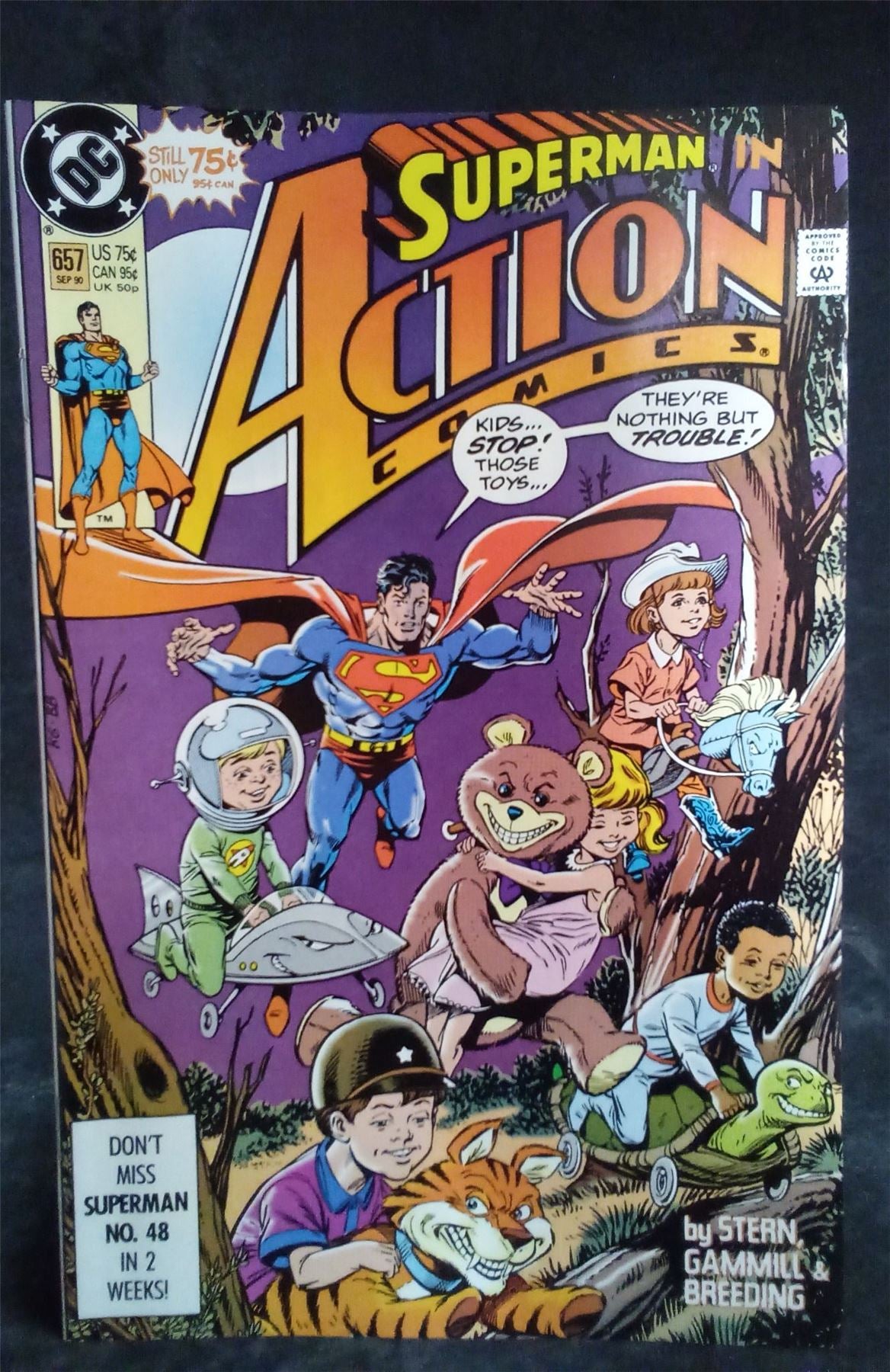 Action Comics #657 1990 DC Comics Comic Book