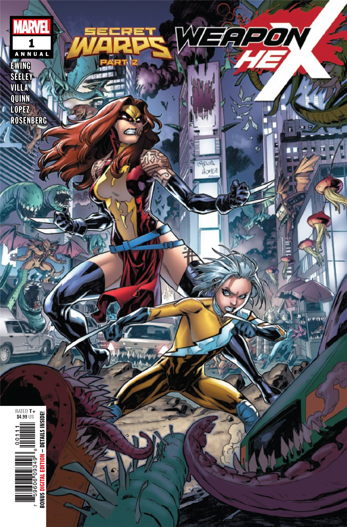 Secret Warps Weapon Hex Annual #1 Marvel Comics Comic Book