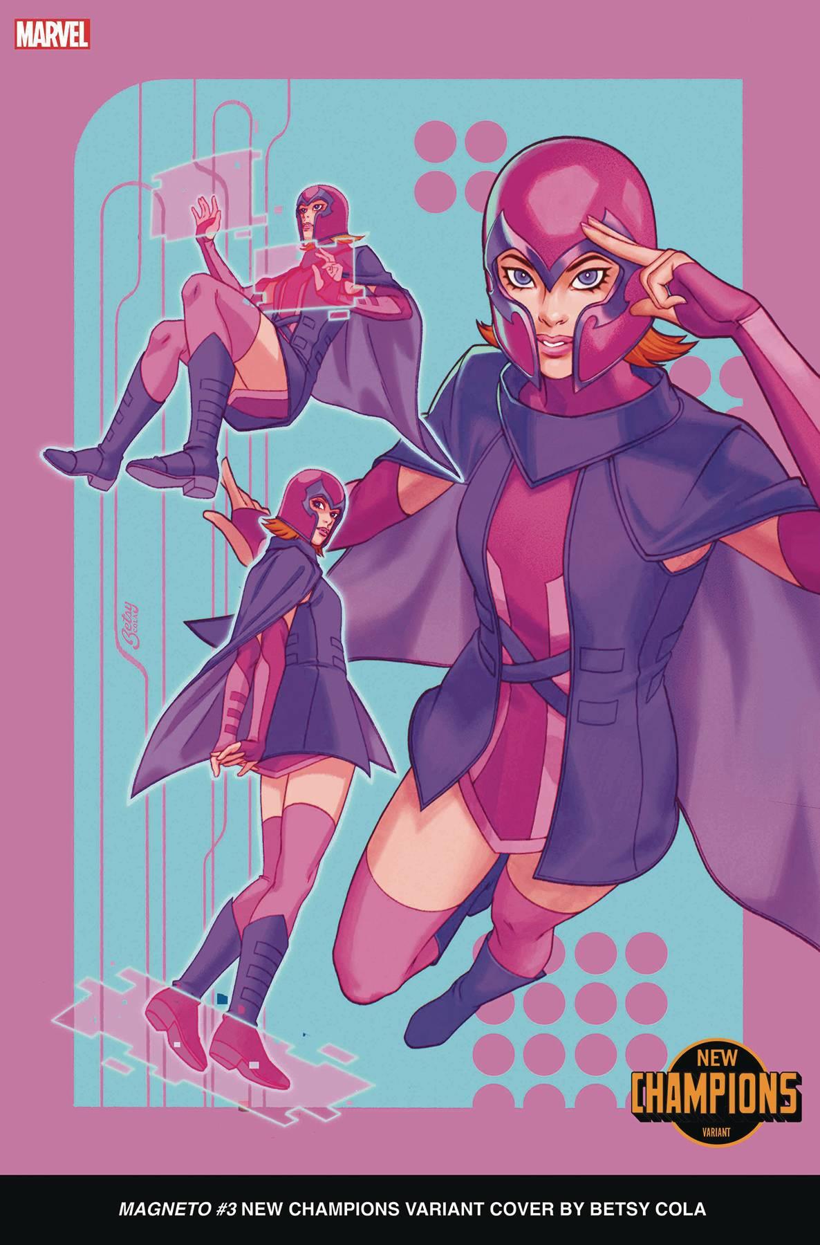 Magneto #3 Betsy Cola New Champions Var (Betsy Cola New Champions Var) Marvel Prh Comic Book 2023