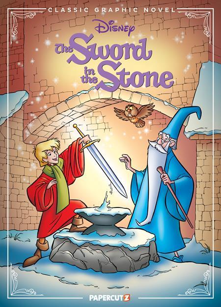 Disney Classic Graphic Novel Sword In The Stone Tp Papercutz Comic Book