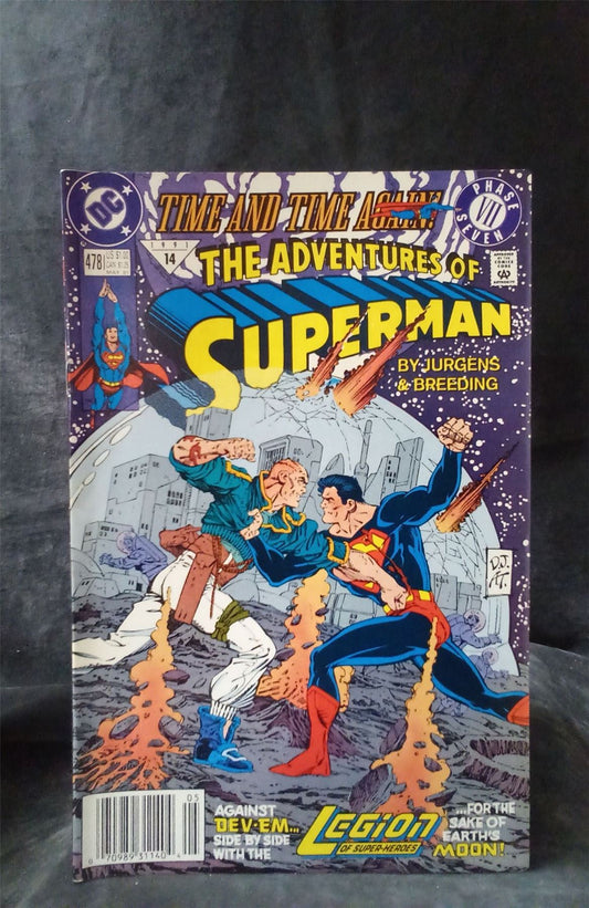 Adventures of Superman #478 1991 DC Comics Comic Book
