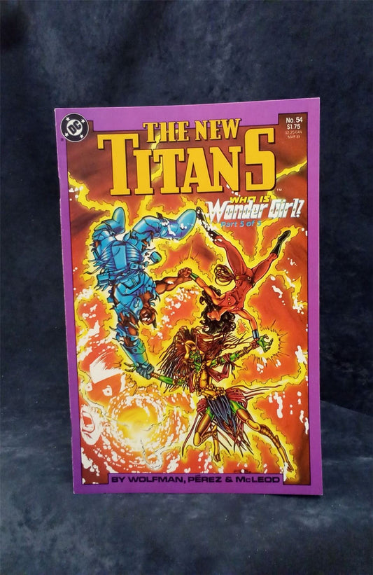 The New Titans #54 1989 DC Comics Comic Book