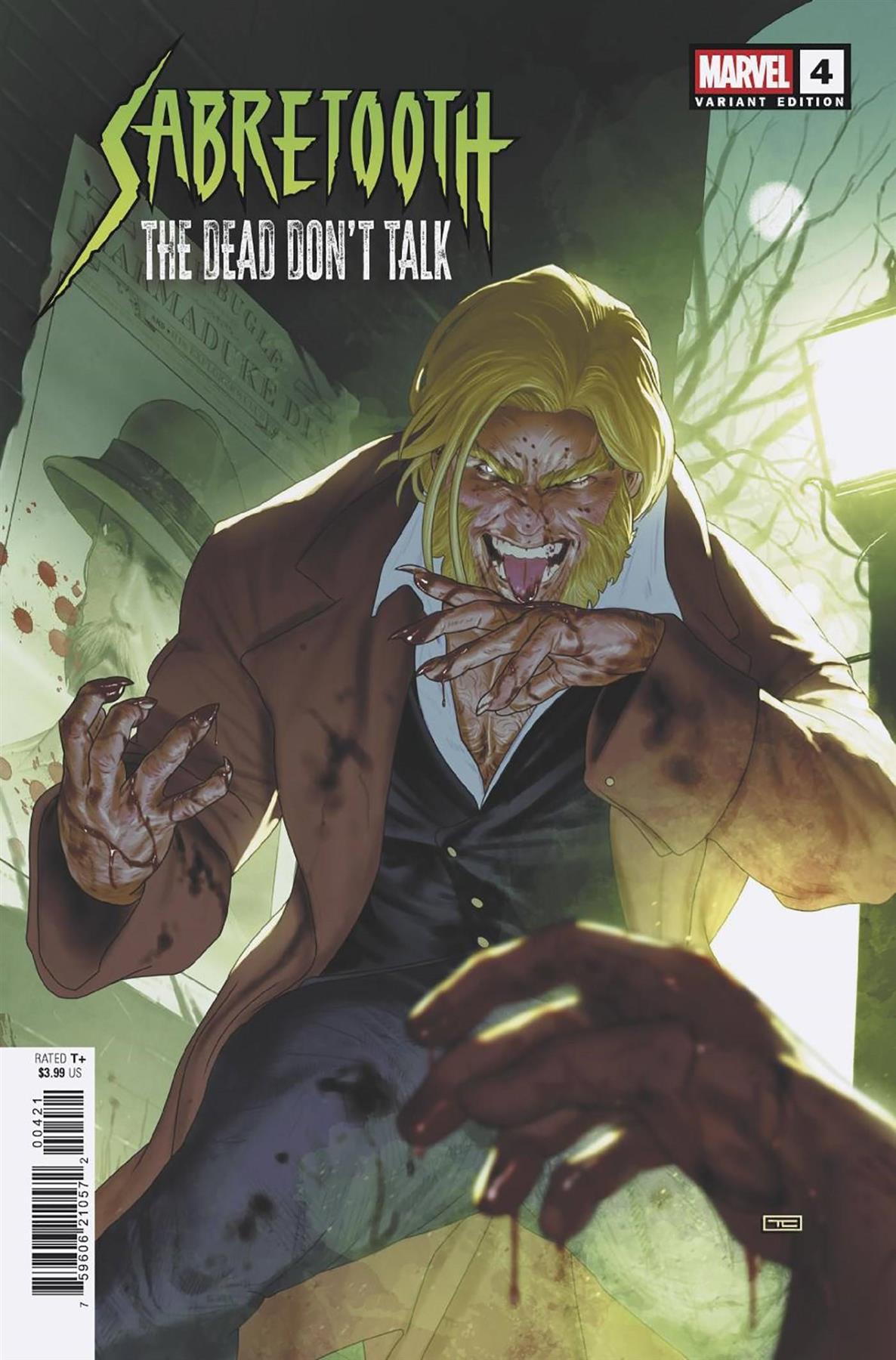Sabretooth The Dead Dont Talk #4 Taurin Clarke Var Marvel Prh Comic Book 2025