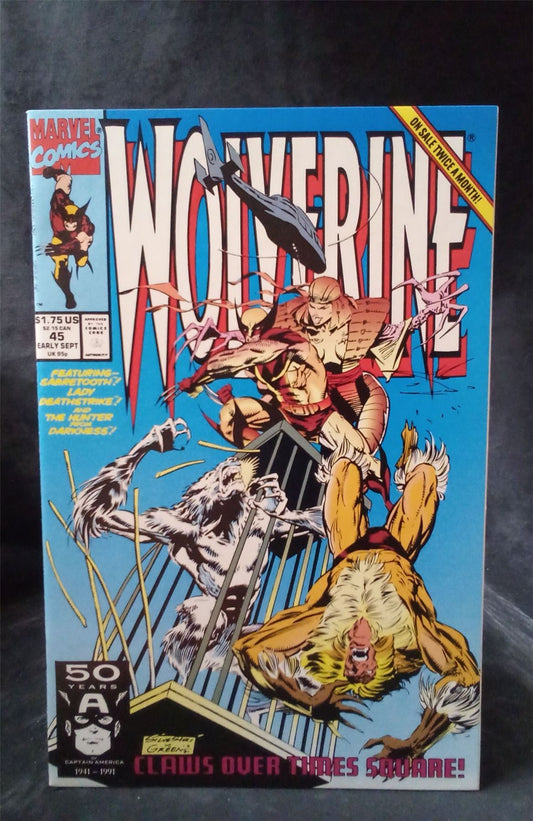 Wolverine #45 1991 Marvel Comics Comic Book