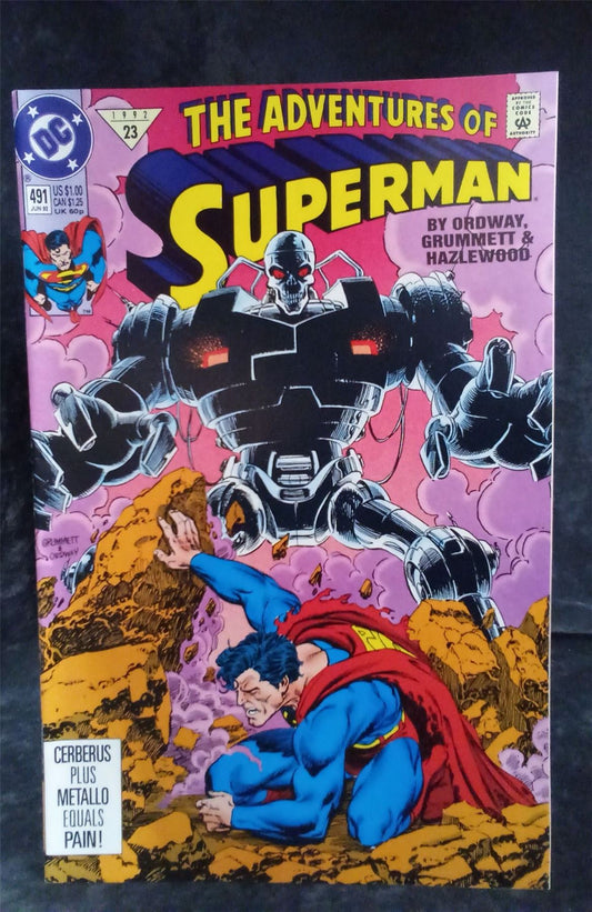 Adventures of Superman #491 1992 DC Comics Comic Book