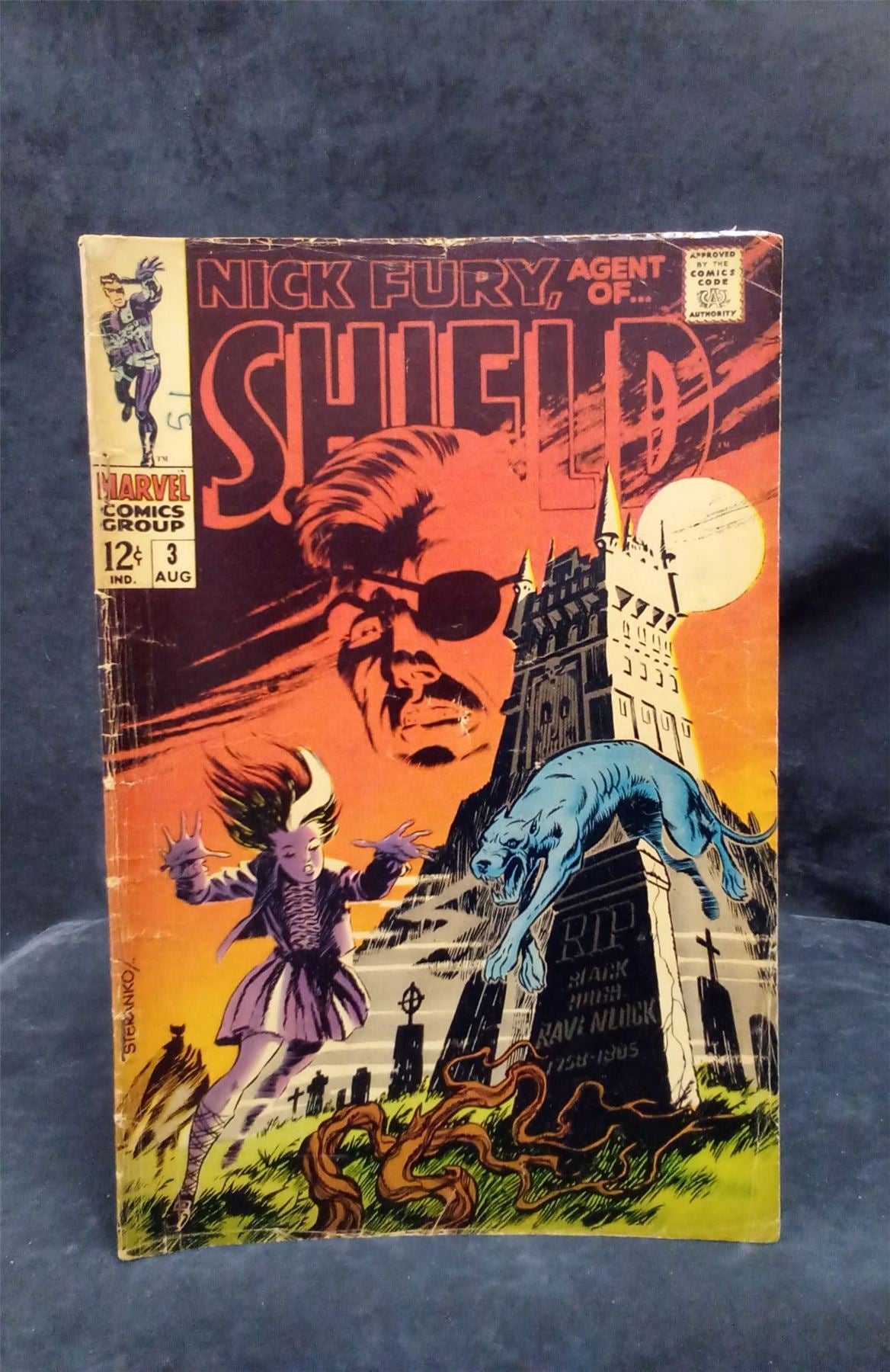 Nick Fury, Agent of SHIELD #3 1968 Marvel Comics Comic Book