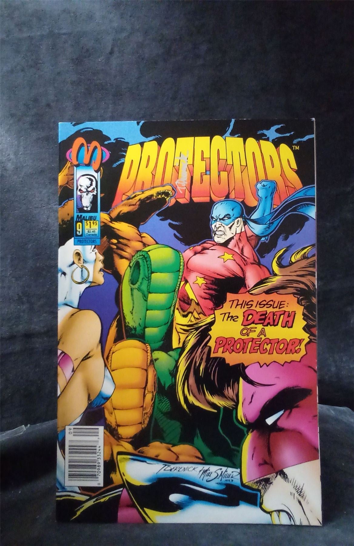 Protectors #9 Variant Cover 1993 malibu Comic Book