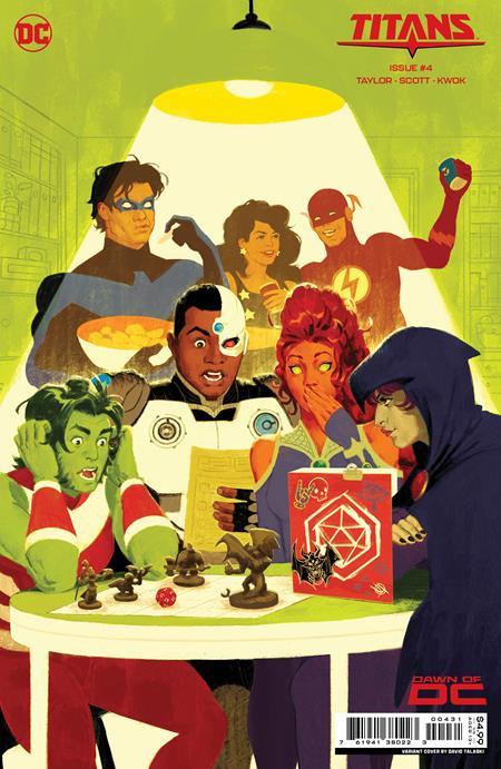 Titans #4 Cvr C David Talaski Card Stock Var DC Comics Comic Book