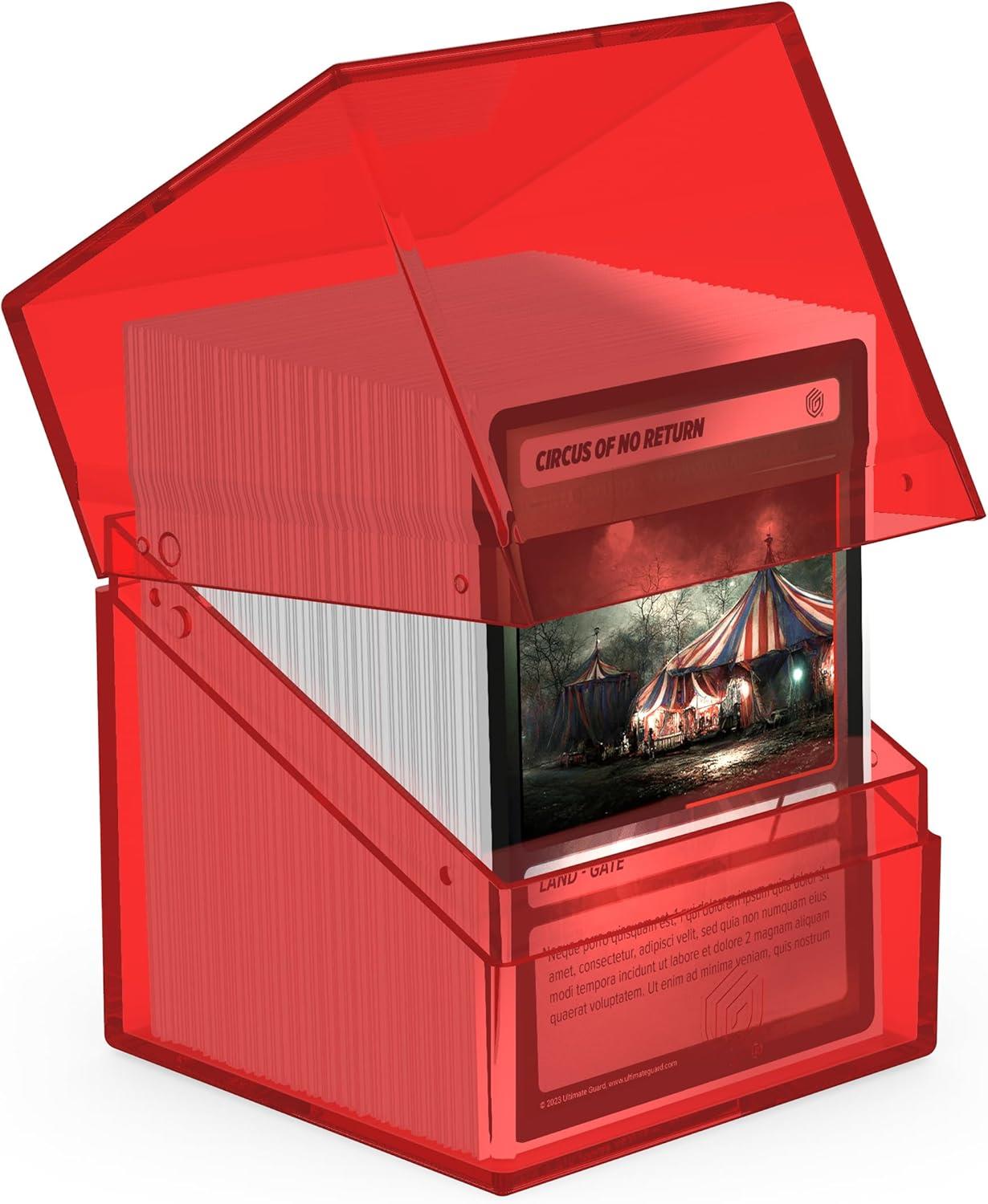 Ultimate Guard Deck Case - Boulder 100+ Clear - Ruby