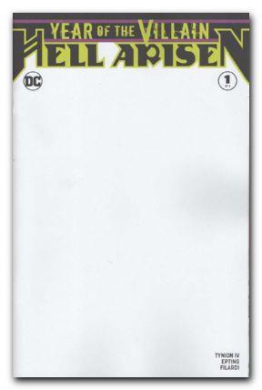 Year Of The Villain Hell Arisen #1 (Blank Var Ed) DC Comics Comic Book