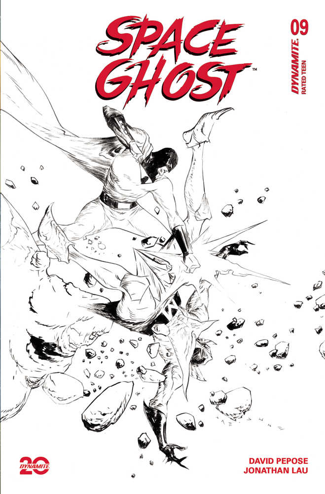 Space Ghost #9 Cover H 15 Copy Variant Edition Lee Line Art