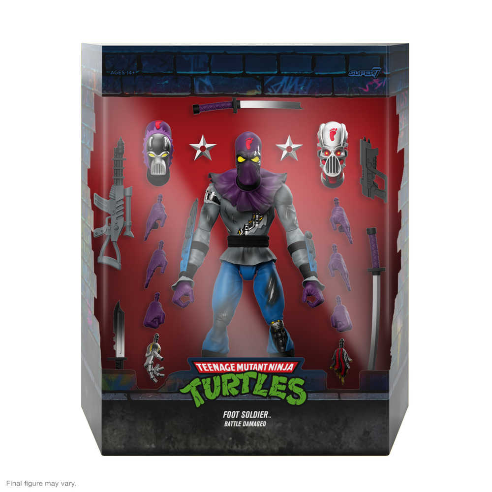 Teenage Mutant Ninja Turtles Ultimates Wv11 Battle Damaged Foot Soldier Action Figure