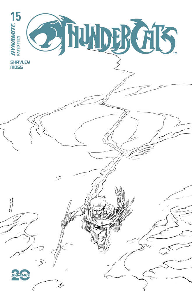 Thundercats #15 Cover O 10 Copy Variant Edition Shalvey Line Art