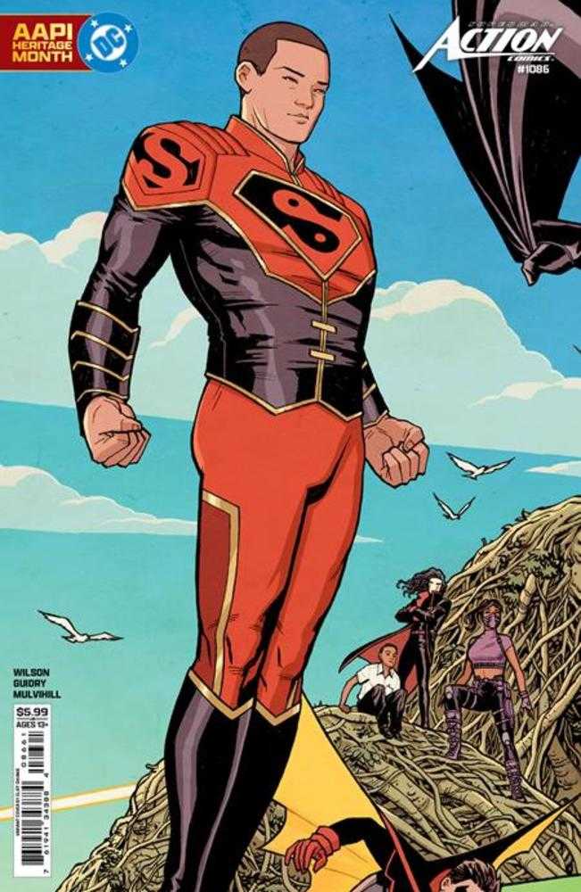 Action Comics #1086 Cover D Cliff Chiang Aapi Heritage Month Connecting Card Stock Variant