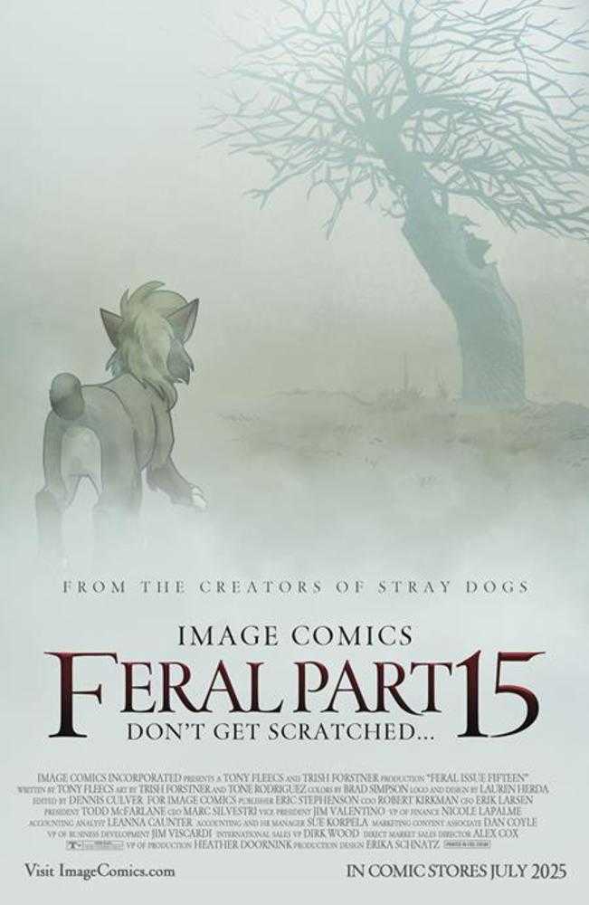 Feral #15 Cover B Trish Forstner & Allen Passalaqua Variant