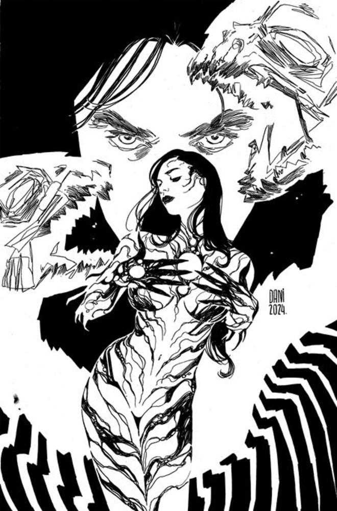 Witchblade #12 (2024) Cover E 1 in 25 Dani Black & White Full Art Variant