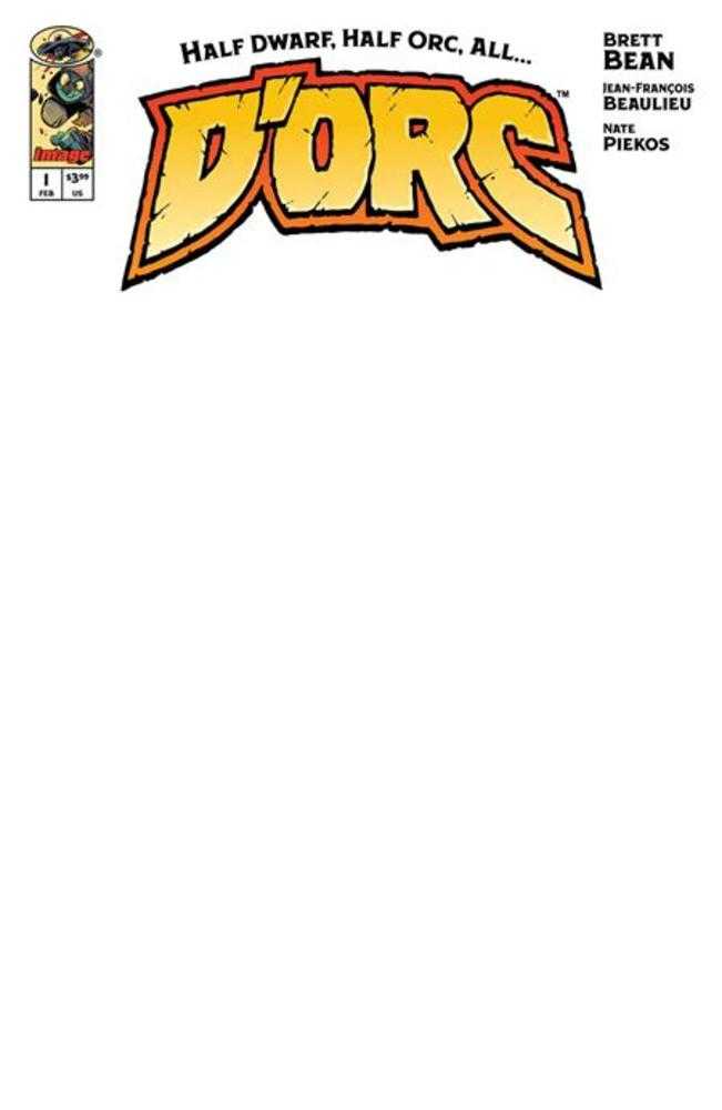 Dorc #1 Cover F Blank Sketch Variant