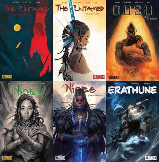 World Of Asunda Bundle Of 6 TPB Includes 1 Free Copy Of The Untamed A Sinners Prayer #1 Cover B Caanan White Batman Homage Variant
