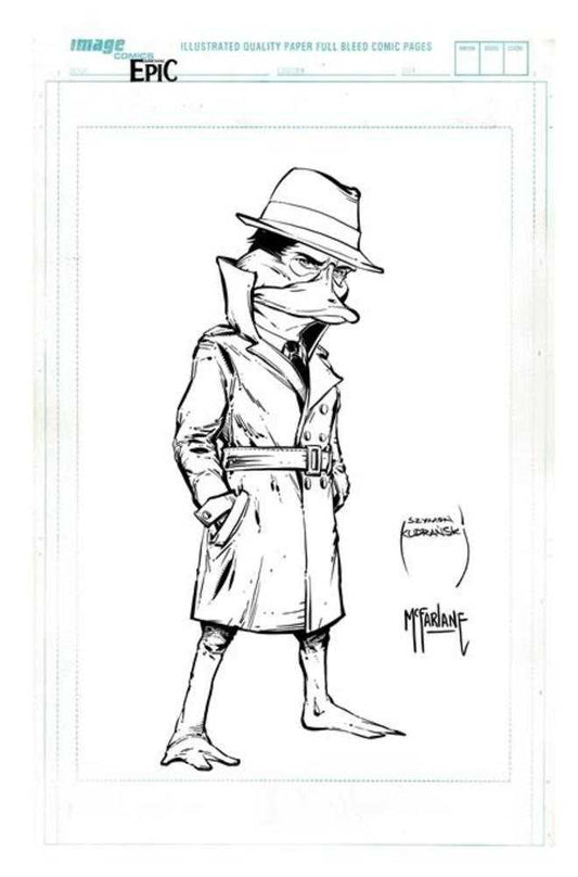 Something Epic #13 Cover B Szymon Kudranski & Todd McFarlane Raw Art Variant