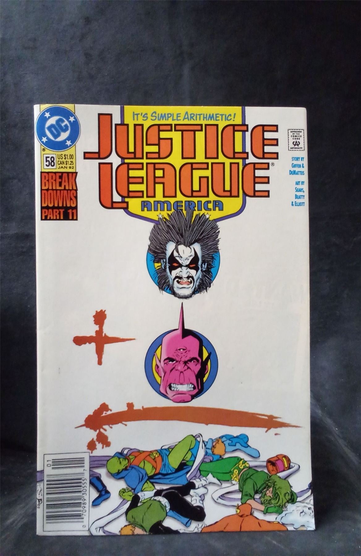 Justice League America #58 1992 DC Comics Comic Book
