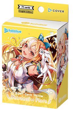 Hololive OCG Shiranui Flare Start Deck Yellow By Bushiroad