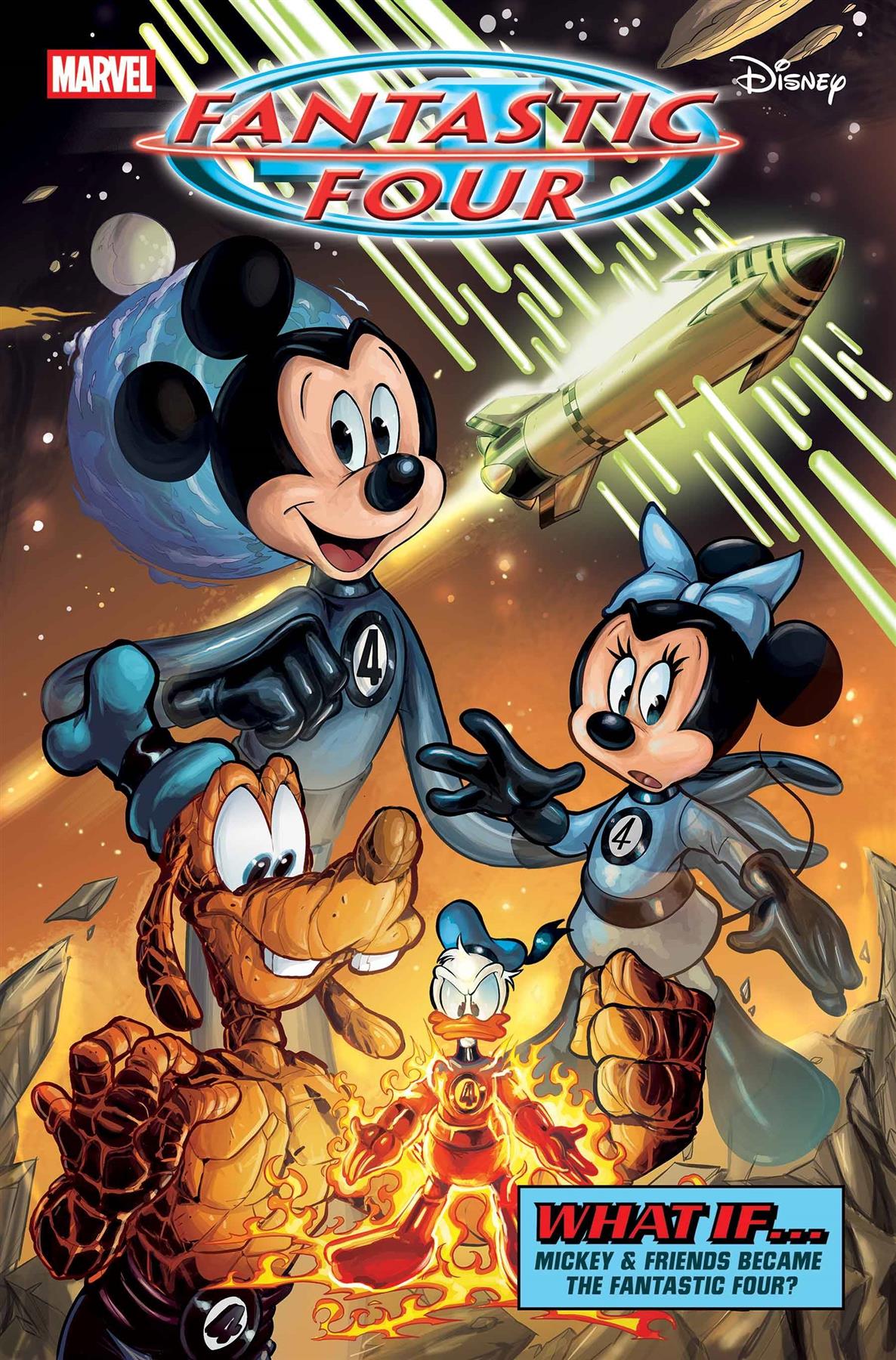 Fantastic Four #30 Cangialosi What If Disney Ff Homage Var Cangialosi What If Disney Ff Homage Var Marvel Prh Comic Book 2025