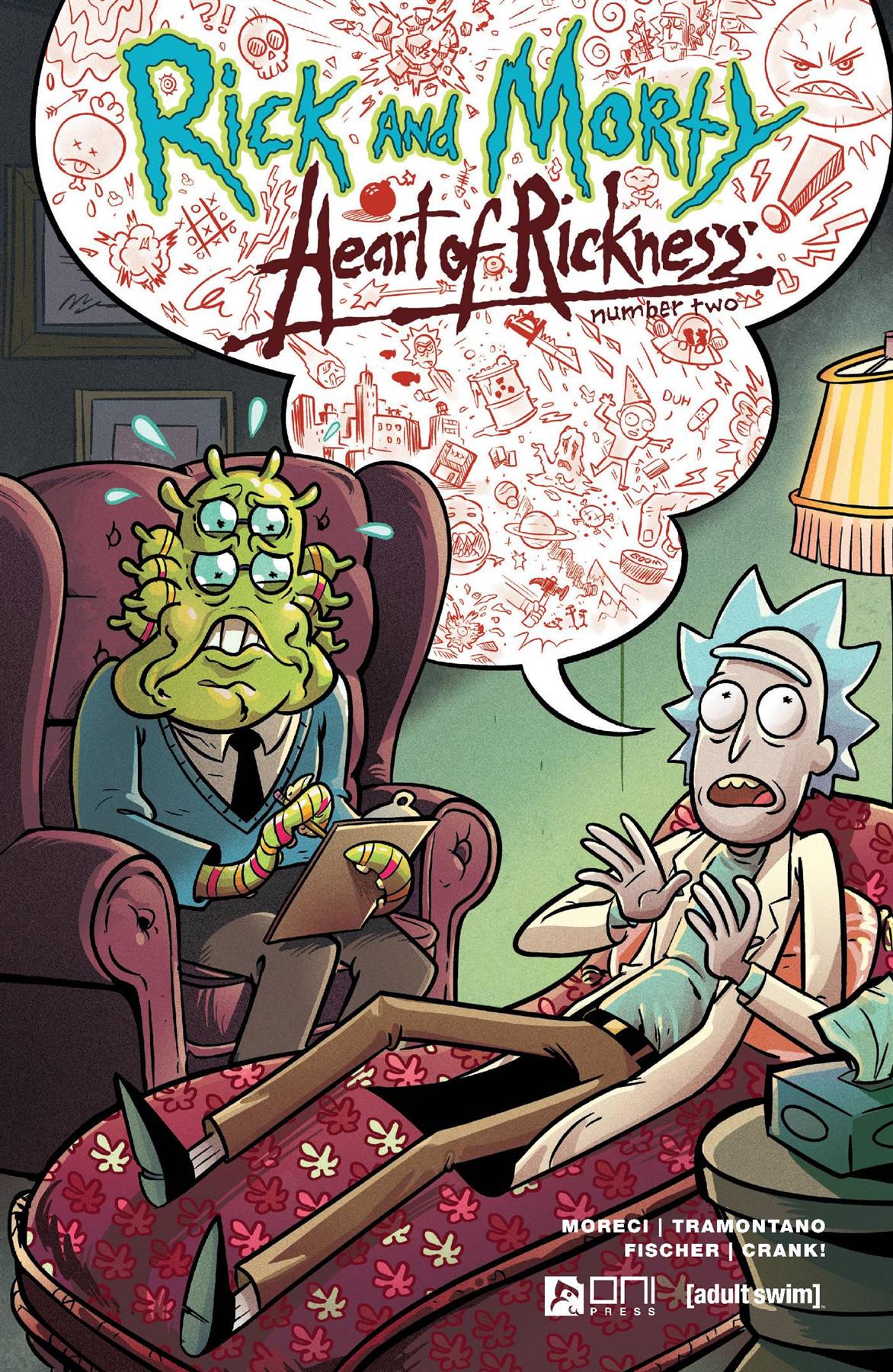 Rick And Morty Heart Of Rickness #2 (of 4) Cvr B Stressing ( Oni Press Inc. Comic Book