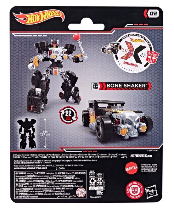 Hot Wheels x Transformers Collaborative Bone Shaker by Hasbro