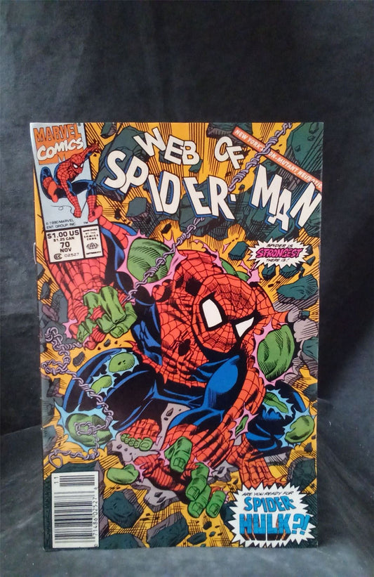 Web of Spider-Man #70 1990 Marvel Comics Comic Book