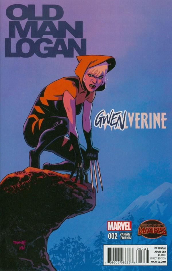 Old Man Logan #2 Samnee Gwenverine Var (Samnee Gwenverine Var) Marvel Comics Comic Book