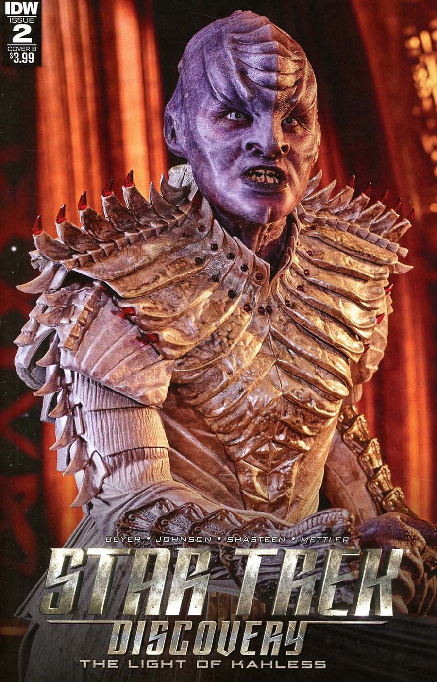 Star Trek Discovery #2 (Cvr B Photo) Idw Publishing Comic Book