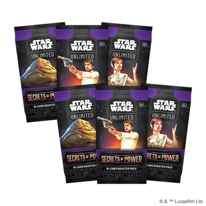 Star Wars Unlimited TCG Secrets of Power Prerelease Box By Fantasy Flight Games