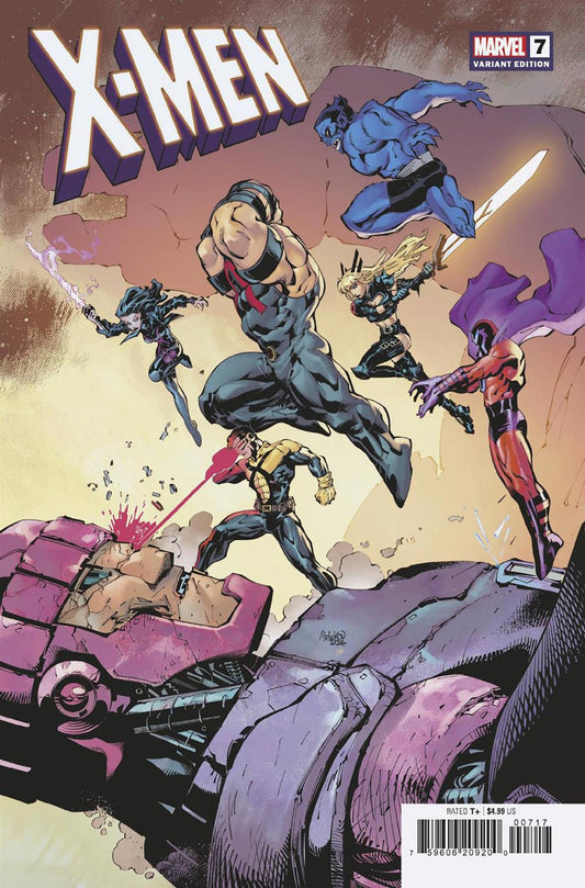 X-men #7 25 Copy Incv Gleb Melnikov Var Marvel Comic Book