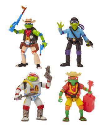 Teenage Mutant Ninja Turtles: Mutant Mayhem Costume Turtle Basic Figure 4-Pack by Playmates