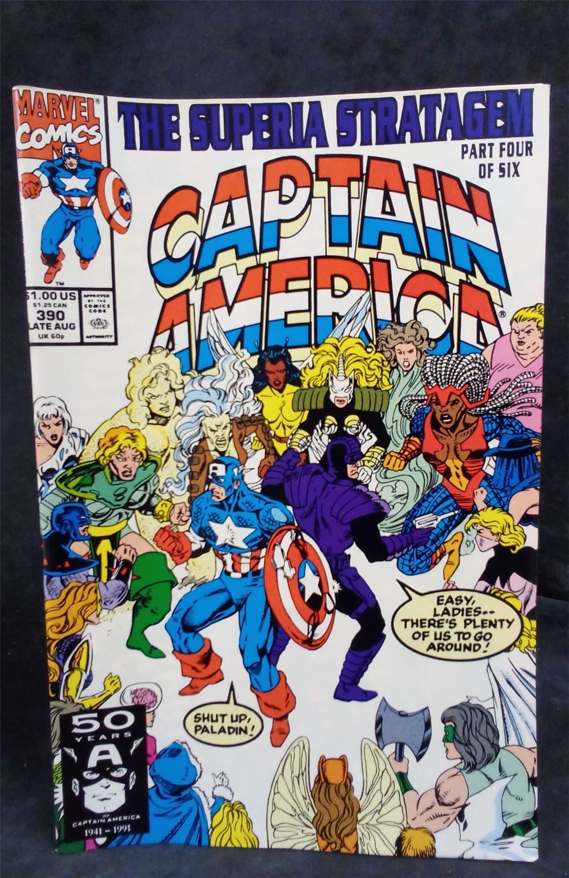 Captain America #390 1991 Marvel Comics Comic Book