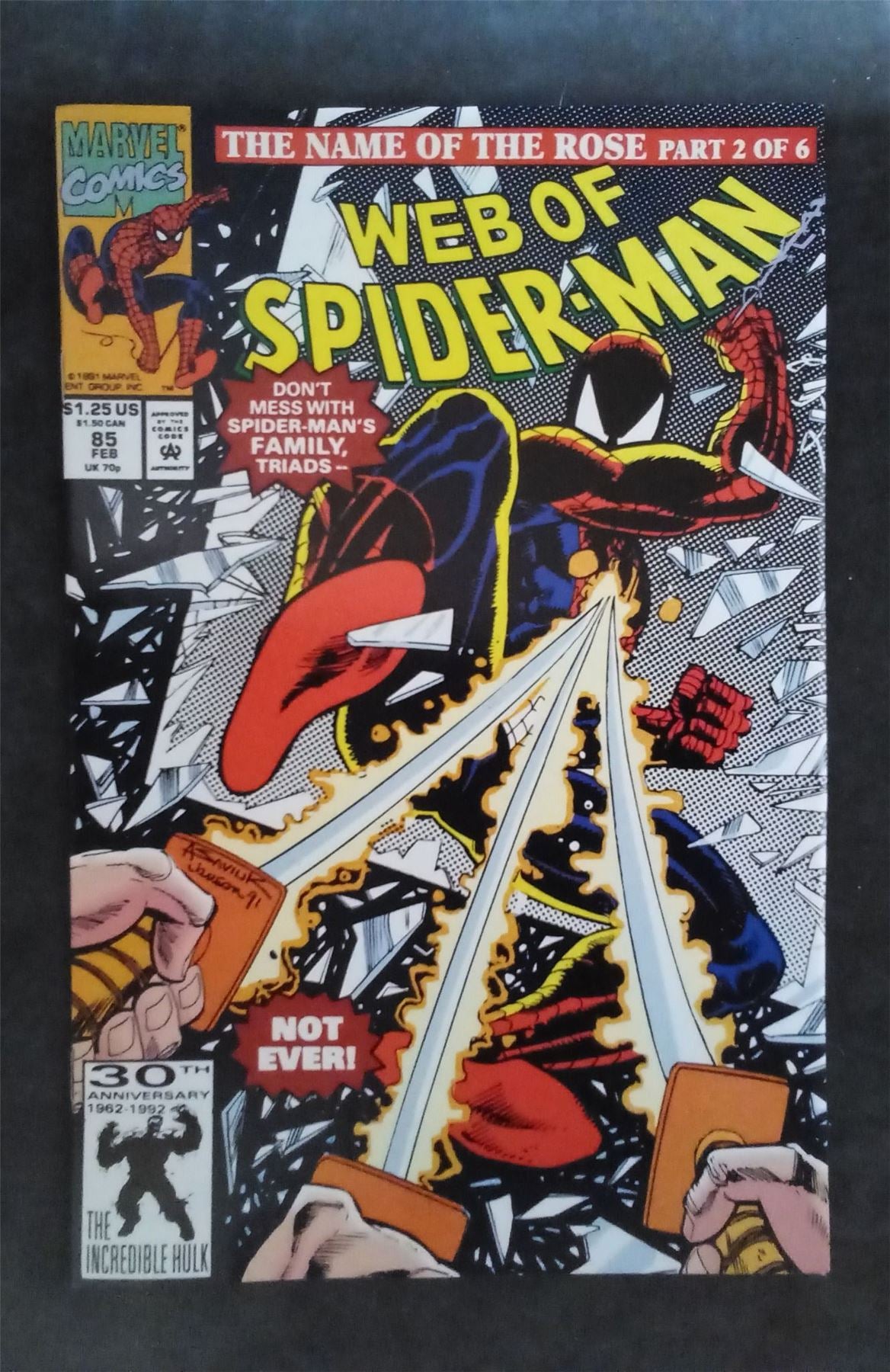 Web of Spider-Man #85 1992 marvel Comic Book