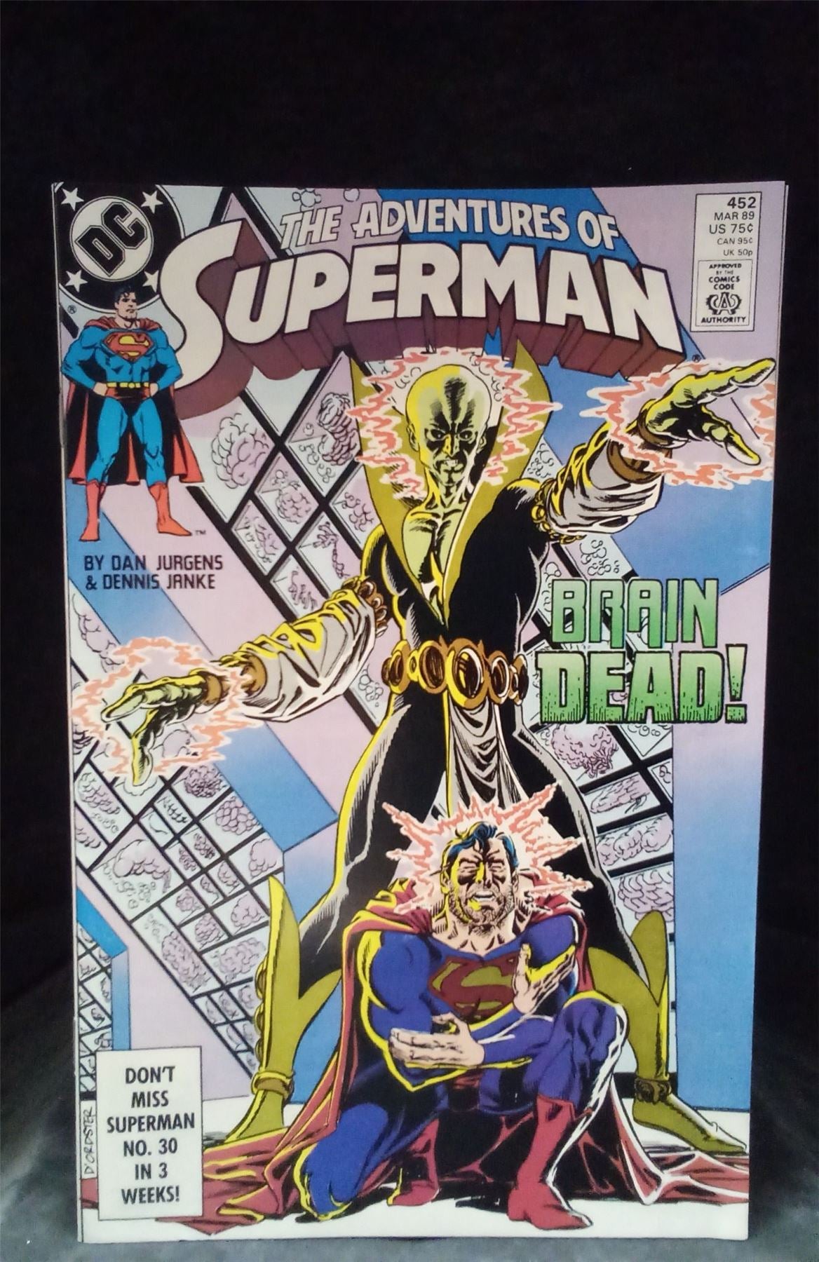Adventures of Superman #452 Direct Edition 1989 DC Comics Comic Book