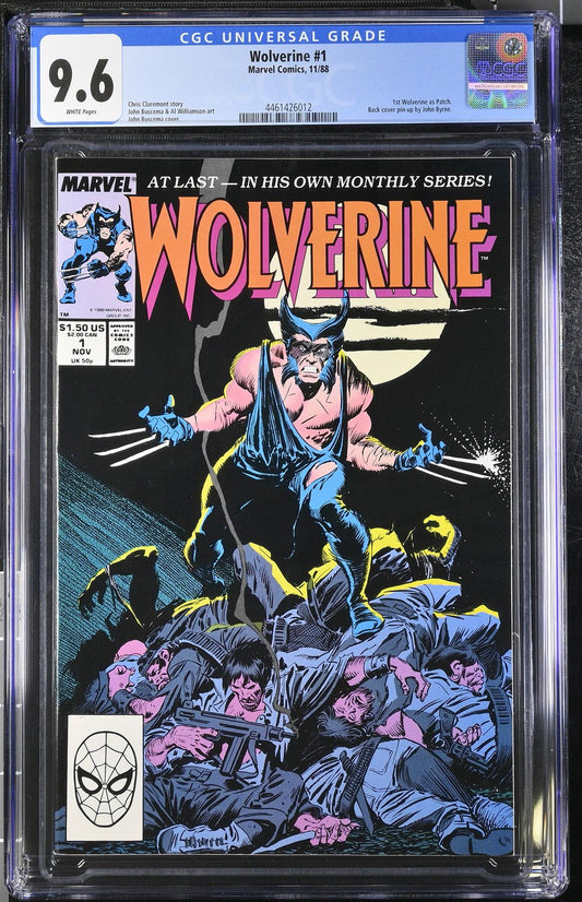 Wolverine #1 Marvel 1988 CGC 9.6 Graded Comic Book