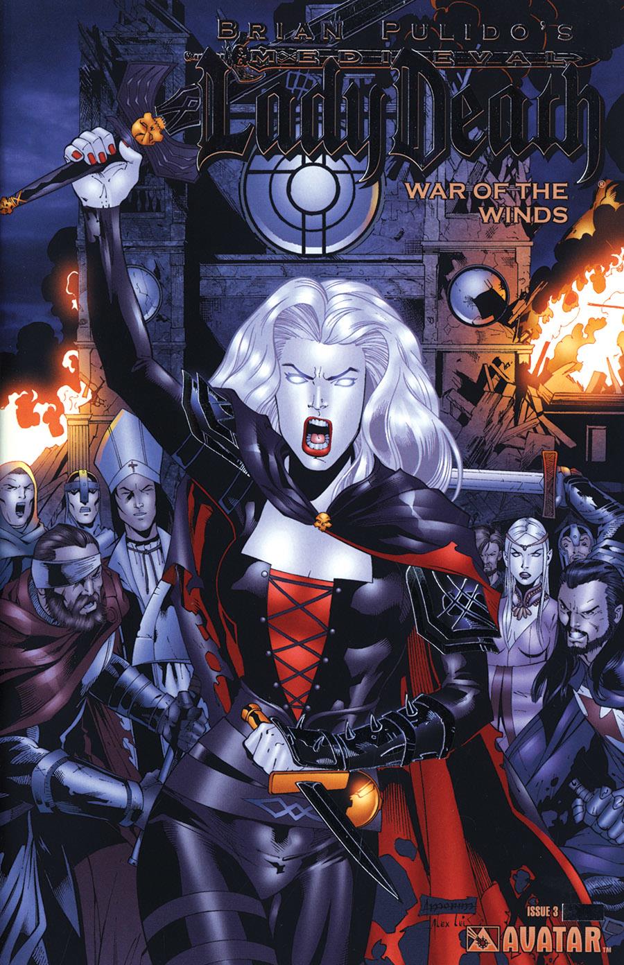 Medieval Lady Death Platinum C Bag Set (5ct)  Boundless Comics Comic Book